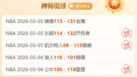 洛杉矶湖人VS步行者：NBA专家前瞻及质合分析